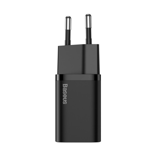 Baseus Super Si fast charger 1C 25W with USB-C - USB-C cable 1m - Black - Image 2