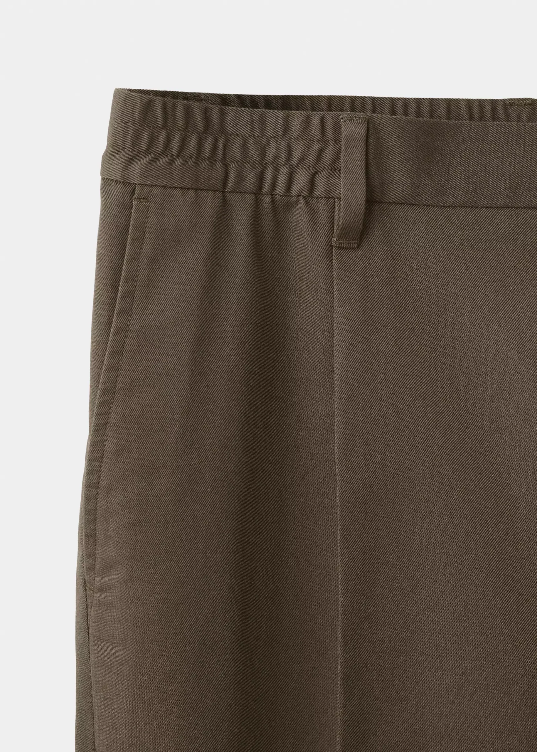 Regular-fit pleated trousers (Brown) - Image 3