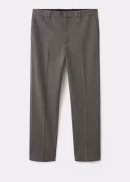 Fluid regular-fit trousers (Medium Brown)