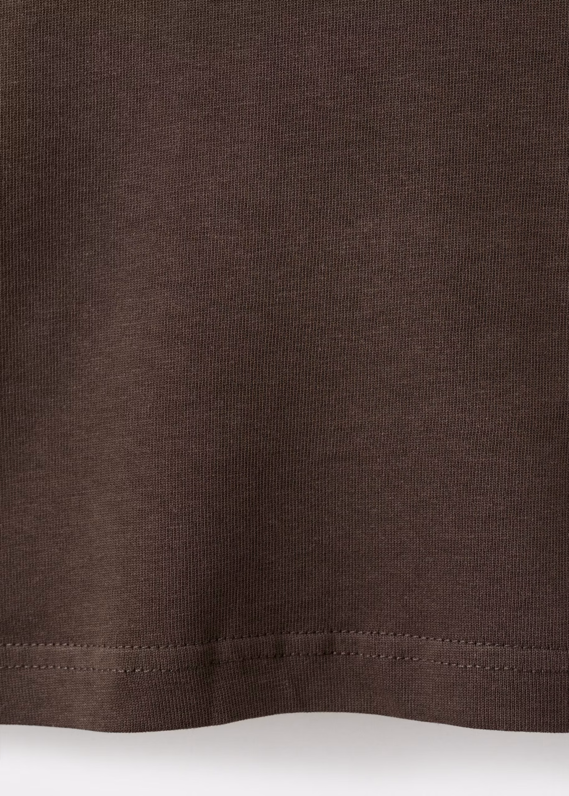Relaxed fit T-shirt 260gsm (Brown) - Image 2