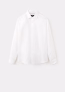 Regular-fit 100% linen shirt