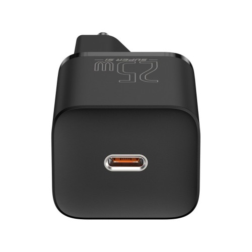 Baseus Super Si fast charger 1C 25W with USB-C - USB-C cable 1m - Black - Image 4