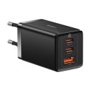 Baseus GaN5 Pro wall charger 2xUSB-C + USB 65W Black