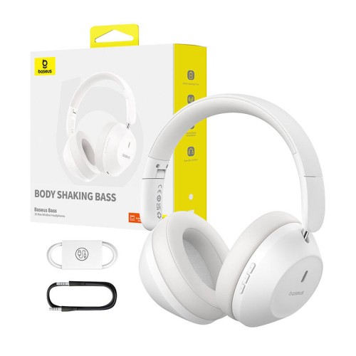Baseus Boss 30 Max Wireless Headphones (white) - Image 6